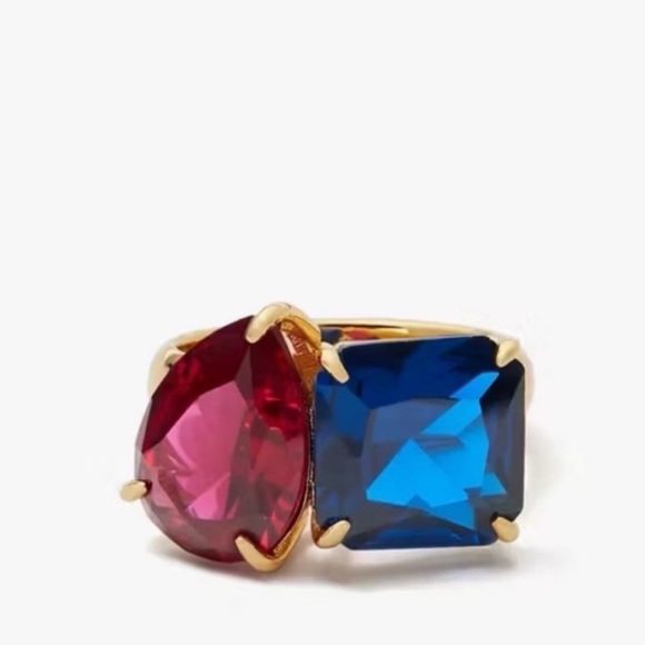$98 Kate Spade Showtime Ring blue - Picture 7 of 7
